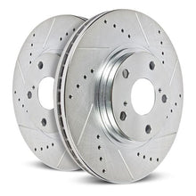 Load image into Gallery viewer, Power Stop 21-22 Ford F-150 Rear Drilled & Slotted Rotor (Pair)