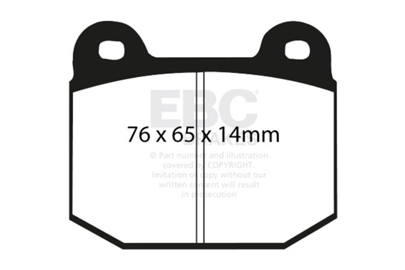 EBC 03-04 Infiniti G35 3.5 (Manual) (Brembo) Redstuff Rear Brake Pads