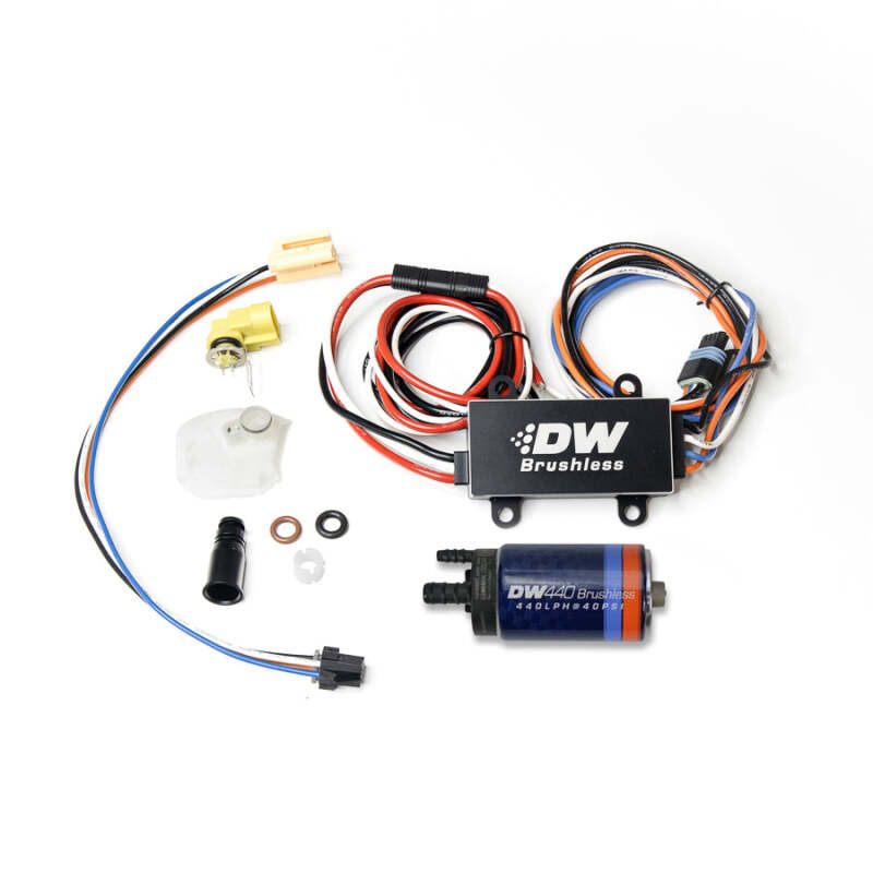 DeatschWerks DW440 440lph Brushless Fuel Pump Single/Dual Controller w/ Install Kit 08-14 Subaru WRX