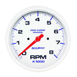 Autometer Water Temp Gauge 2 1/6in 100-200 Degree F Electric Marine Silver