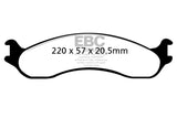 EBC 98-03 Dodge B250 B2500 Cargo 2500 Van 3/4 Ton Yellowstuff Front Brake Pads