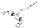 AWE Tuning Subaru BRZ/ Toyota GR86/ Toyota 86 Touring Edition Cat-Back Exhaust- Chrome Silver Tips