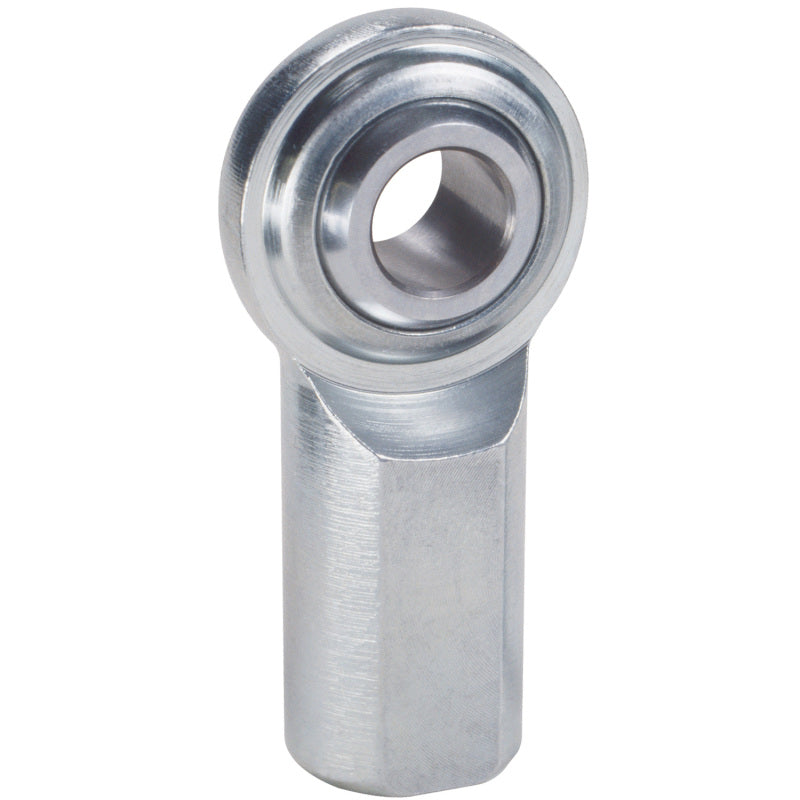 QA1 C Series 2-Pc Rod End - Female/Right Hand - .375in Bore x 3/8-24 - Carbon Steel