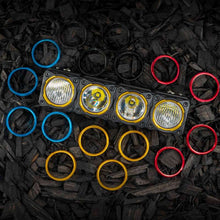 Load image into Gallery viewer, KC HiLiTES FLEX ERA LED Light Bar Bezel Kit for 10in. Segments - Red