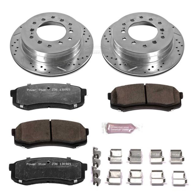 Power Stop 03-09 Lexus GX470 Rear Z36 Truck & Tow Brake Kit