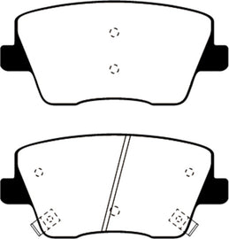 EBC 2019+ Hyundai Veloster N (2nd Gen) 2.0L Turbo Greenstuff Rear Brake Pads