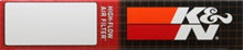 Load image into Gallery viewer, K&amp;N Replacement Air Filter 10.625in O/S Length x 5.75in O/S Width x 1in Height