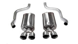 Corsa 1997-2004 Chevrolet Corvette C5 Z06 5.7L V8 Polished Sport Axle-Back Exhaust