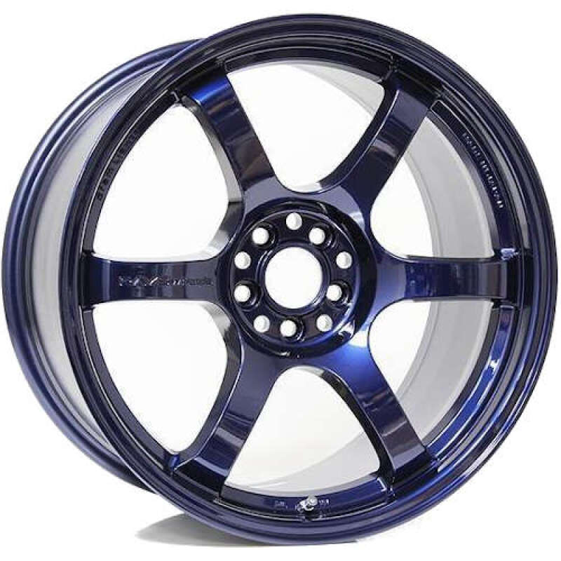 Gram Lights 57DR 18x9.5 +22 5-114.3 Eternal Blue Pearl Wheel (Min Order Qty 20)