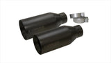 Corsa 2017-2020 Ford F-150 Raptor 3in Inlet / 5in Outlet Black Cerakote Tip Kit (For Corsa Exh Only)