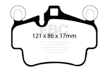 Load image into Gallery viewer, EBC 07-08 Porsche 911 (997) (Cast Iron Rotor only) 3.6 Carrera 2 Yellowstuff Front Brake Pads