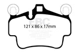 EBC 07-08 Porsche 911 (997) (Cast Iron Rotor only) 3.6 Carrera 2 Yellowstuff Front Brake Pads