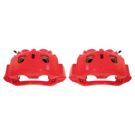 Power Stop 11-19 Chevrolet Silverado 2500 HD Front Red Calipers w/Brackets - Pair