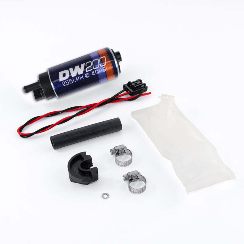 DeatschWerks 94+ Nissan 240sx/Silvia S14/S15 255 LPH DW200 In-Tank Fuel Pump w/ Install Kit