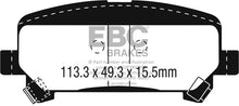 Load image into Gallery viewer, EBC 15+ Chevrolet Colorado 2.5 Yellowstuff Rear Brake Pads