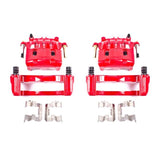 Power Stop 16-17 Subaru Crosstrek Front Red Calipers w/Brackets - Pair