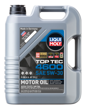 Load image into Gallery viewer, LIQUI MOLY 5L Top Tec 4600 Motor Oil SAE 5W30