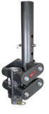 Gen-Y Spartan Torsion-Flex 5in Offset 4in RD Tube Gooseneck 2-5/16in Coupler Standard Height