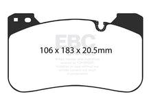 Load image into Gallery viewer, EBC 2018+ BMW M5 4.4TT (F90) Redstuff Front Brake Pads