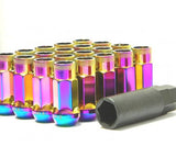 Wheel Mate Muteki SR48 Open End Lug Nuts - Purple 12x1.25 48mm