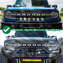 Load image into Gallery viewer, AlphaRex 21-23 Ford Bronco NOVA LED Projector Headlights Black
