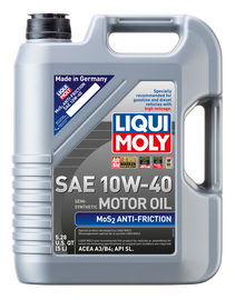 LIQUI MOLY 5L MoS2 Anti-Friction Motor Oil 10W40