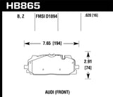 Hawk 18-19 Audi S5 Performance Ceramic Street Front Brake Pads