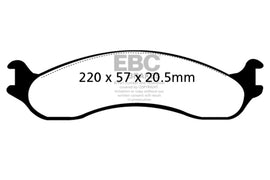EBC 98-03 Dodge B250 B2500 Cargo 2500 Van 3/4 Ton Yellowstuff Front Brake Pads