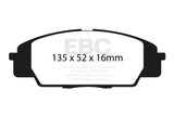 EBC 07-11 Acura CSX (Canada) 2.0 Type S Greenstuff Front Brake Pads