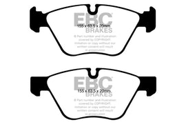 EBC 08-10 BMW 128 3.0 Yellowstuff Front Brake Pads