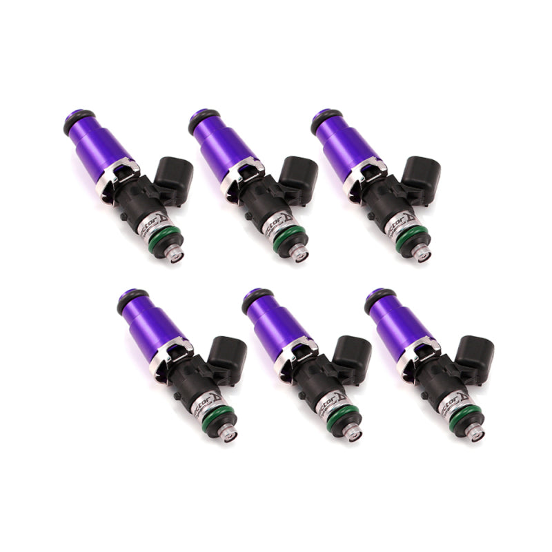 Injector Dynamics ID1050X Injectors 14mm (Purple) Adaptors (Set of 6)