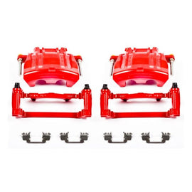 Power Stop 2012 Chrysler 300 Front Red Calipers w/Brackets - Pair