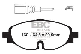 EBC 14+ Audi A3 1.8 Turbo Yellowstuff Front Brake Pads