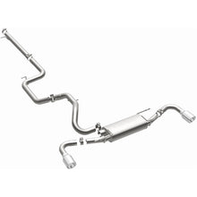 Load image into Gallery viewer, MagnaFlow 10-12 Mazda 3 L4 2.5L Hatchback Split Rear Exit Stainless Cat Back Performance Exhaust