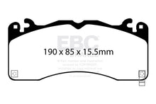 Load image into Gallery viewer, EBC 15+ Ford Mustang 5.0 Performance Pkg Yellowstuff Front Brake Pads