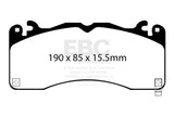 EBC 2015+ Ford Mustang (6Th Gen) 2.3L Turbo (GT Package) Bluestuff Front Brake Pads