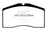 EBC 93-95 Porsche 911 (964) 3.6 Turbo Redstuff Front Brake Pads