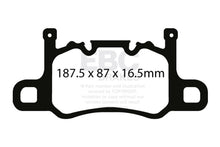 Load image into Gallery viewer, EBC 13-15 Porsche 911 (991) (Cast Iron Rotor only) 3.8 GT3 Yellowstuff Rear Brake Pads