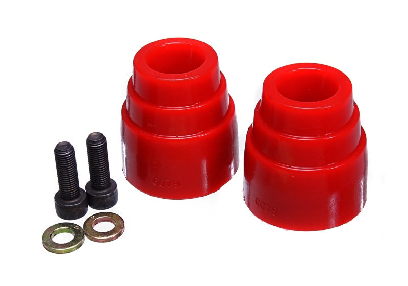 Energy Suspension 1996-2009 Toyota 4Runner Rear Bump Stops (Red)