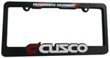 Cusco License Plate Frame Black Usdm Spec Limited