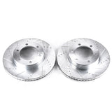 Power Stop 01-07 Toyota Sequoia Front Evolution Drilled & Slotted Rotors - Pair