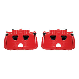 Power Stop 10-17 Ford Expedition Front Red Calipers w/Brackets - Pair