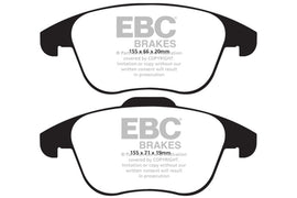 EBC 15 and up Audi Q3 2.0 Turbo Ultimax2 Front Brake Pads