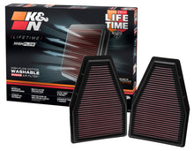 Load image into Gallery viewer, K&amp;N Replacement Air Filter 12-13 Porsche 911 3.4L / 12 911 3.8L / 13 911 3.6L / 13 911 Carrera 3.8L