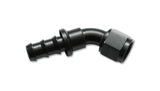 Vibrant Push-On 30 Degree Hose End Elbow Fitting Size -4AN