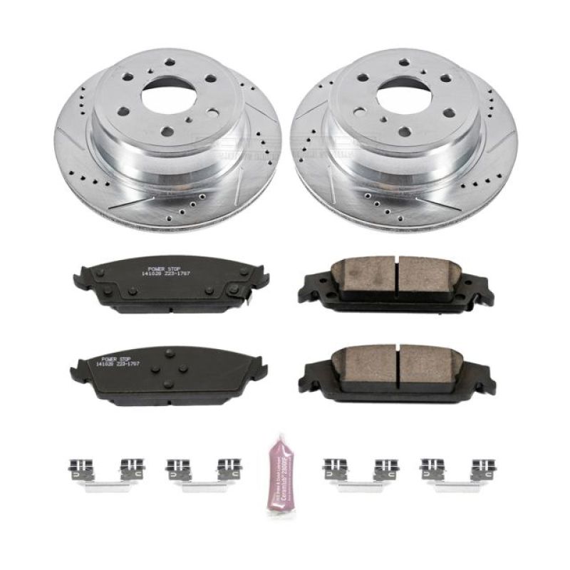 Power Stop 15-19 Cadillac Escalade Rear Z23 Evolution Sport Brake Kit