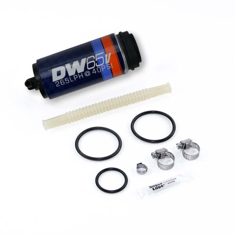 DeatschWerks DW65v Series 265 LPH Compact In-Tank Fuel Pump w/ VW/Audi 1.8T / 3.2 VR6 AWD Set Up Kit