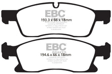 Load image into Gallery viewer, EBC 11+ Dodge Durango 3.6 Yellowstuff Front Brake Pads
