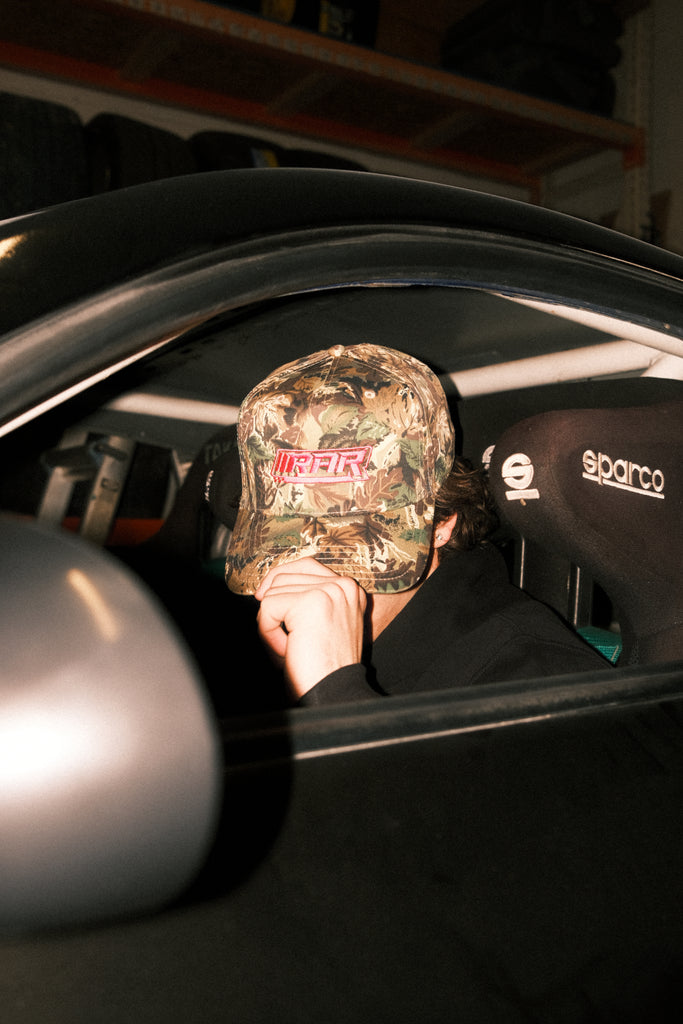 Camo Embroidered RAR Logo Cap - Pink