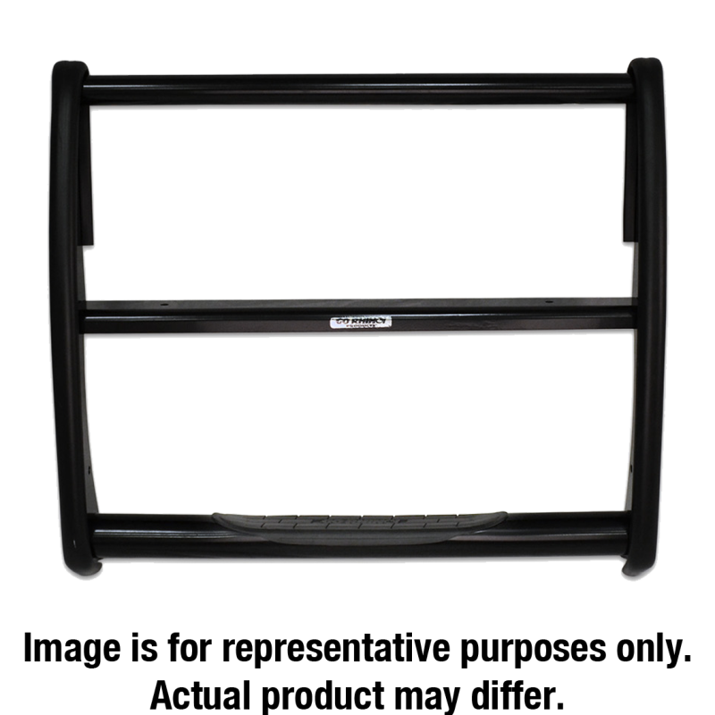 Go Rhino 07-13 Chevrolet Avalanche 3000 Series StepGuard - Black (Center Grille Guard Only)